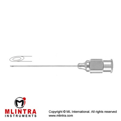Atkinson Retrobulbar Needle Stainless Steel, Gauge 23 